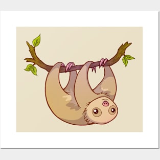 Baby Sloth Posters and Art